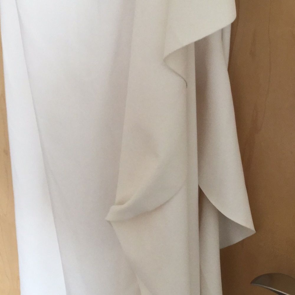 Chiara Boni Strapless Bustier Side-Drape LongDress - Picture 4 of 11